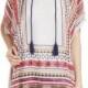 Fraas Geometric Poncho With Tassels