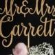Custom Wedding Cake Topper with your Last Name 