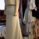 Bespoke Belle Epoque style silk satin gown