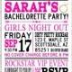 Bachelorettes Rock custom concert poster style party or shower invitation - digital file