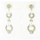 Helens Heart Earrings JE-X005022-G-Clear Helen's Heart Earrings - Rich Your Wedding Day