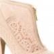 Lilliana Lace Zip Up Booties