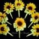 Sunflower Boutonniere, Mens Wedding Flower, Groom Buttonhole Decoration, Summer Fall Wedding, Made to order, 1 Lapel Pin