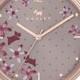 Radley Ladies Rosemary Gardens Floral Dial Pink Leather Strap Watch RY2314