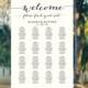 Wedding Seating Chart Template in FOUR Sizes, Welcome Please Find Your Seat, Seating Chart Poster, DIY Printable, Reception Sign #BT104