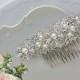 Pearl Wedding comb,  Bridal hair Clip, pearl Barrette, Vintage Style, Wedding Hair clip, pearl bridal comb, pearl headpiece, hair brooch