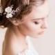 Bridal Hair Pins of Apple Blossom - Wedding Flower Pins - Delicate Bridal Headpiece - Wedding Hair Accessory