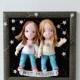 Best Friends Birthday Personalized Gift Amazing Gift Gift for Sister Polymer Clay Custom Made Portrait Friendship Gift Unique Gift
