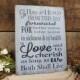 Wedding vows rustic style To have and to hold.Great for Wedding or Anniversary Distressed & Antiqued We can chg any words  personalize free