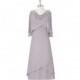 Dusk Azazie Cristina MBD - Chiffon Tea Length Side Zip Cowl Dress - Charming Bridesmaids Store