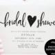 Bridal Shower Invitation INSTANT DOWNLOAD,  Bridal Shower Invite, Before I do, Bachelorette Printable, Hens Night Invitation - Georgie