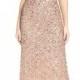 Adrianna Papell Sequin High/Low Gown 