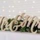 Mr and Mrs Wedding Sign for Wedding Sweetheart Table, Mr and Mrs Letters, Large Thick Centerpiece (Item - TMK200)