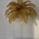 100pcs Gold ostrich feathers wedding table centerpiece,wedding table decoration,ostrich centerpiece,ostrich feather centerpiece