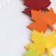 Autumn Leaf Cupcake Toppers, Thanksgiving Table Decoration, Fall In Love Bridal Shower Decoration, Autumn Decor, Fall Wedding Decoration