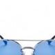 Valentino Mirrored Round Sunglasses, 55mm