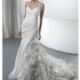 Gorgeous Fit N Flare Organza Floor Length Straps Wedding Dress With Ruffles - Compelling Wedding Dresses
