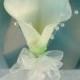 Corsage - White calla lily corsage, Wedding corsages, Mother of the bride corsage