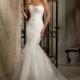 Mori Lee 2707 Strapless Lace Mermaid Wedding Dress - Crazy Sale Bridal Dresses