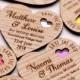 Save the date magnet, Wood save the date, Rustic Wooden save the date, Save the date heart, Coloured heart save the date, Wedding magnet