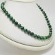 Delicate Green Genuine Faceted Malachite Jewelry Chunky Necklace, Natural Gemstone Holiday Everyday Fashion Modern Minimal Beaded Necklace