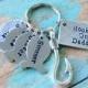 Daddy Keychain - Father's Day Gift - dads best catch, fishing buddy keychain, fish keychain, christmas gift for dad, gift for daddy