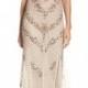 Adrianna Papell Beaded Mesh Mermaid Gown 