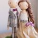 Rustic Wedding Cake Topper,Cake Topper,Wooden Topper,Wooden Peg Doll,Wedding Gift,Personalized,Boho wedding cake topper