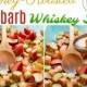 Honey-Roasted Rhubarb Whiskey Sour
