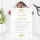 Swirls Wedding Invitation Template, Swirls Invitations, Printable Wedding Invitation, Envelope Liners, Editable PDF Templates, DIY You Print - $8.00 USD