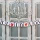 FALL WEDDING DECORATIONS - Engagement Party Banners Signs - Wedding Decorations - Rustic Fall in Love Banners