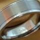 Mens Wedding Band Tungsten Ring Men Brushed Center Anniversary Ring Gift For Him Her Women Matching Ring Set