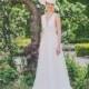 Monroe Inspired Wedding Dress, with delicate French beaded trim - Hand-made Beautiful Dresses