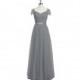 Steel_grey Azazie Maureen - Back Zip Tulle And Charmeuse Sweetheart Floor Length Dress - Cheap Gorgeous Bridesmaids Store