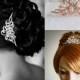 Rose Gold Hair Comb, Wedding Tiara, Vintage Style Swarovski Crystal and Pearl Wedding Hair Comb, Side Tiara, Bridal Hair Accessories, AUDREY