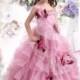 Sweet A-Line Spaghetti Strap Floor Length Organza Veiled Rose Girls Pageant Dress CKJF13002 - Top Designer Wedding Online-Shop