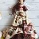 Tilda Doll - Fairy chocolate Tilda - Tilda Dolls - Rag doll - Birthday gift - Gift for the chocolate lover - Сhocolate gift - Tilda rag doll