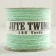 Jute Twine - 100 Yard Spool of Twine, 2-Ply Rustic Craft String, Mint Green