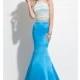 Two Piece Halter Long Sleeveless Prom Dress by Rachel Allan - Discount Evening Dresses 