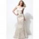 Modern Trousseau SP14 Dress 2 - High-Neck Modern Trousseau Ivory Spring 2014 Fit and Flare Full Length - Nonmiss One Wedding Store