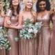 Shimmery Bridesmaid Dresses