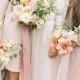 Blush Mismatched Bridesmaids And Incredible Wedding Bouquets