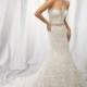Mori Lee 1306 Wedding Dress - Long Strapless, Sweetheart Wedding Fit and Flare Mori Lee Dress - 2017 New Wedding Dresses