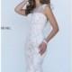 Ivory/Nude Beaded Mermaid Gown by Sherri Hill - Color Your Classy Wardrobe