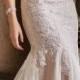 David Tutera Wedding Dresses - Hand Beaded Spaghetti Strap Wedding Dress- 117282 Kula- David Tutera