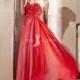 Rote Sweetheart a-line trägerlosen langen Abendkleid mit Beading Mieder - Festliche Kleider 