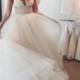 Summer Chiffon Wedding Dresses Garden Elegant Bridal Gowns Chiffon Wedding Gowns