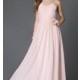 Open Back Long Prom Dress with Pearl Neckline - Brand Prom Dresses