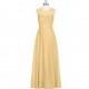 Gold Azazie Justine - Sweetheart Chiffon Floor Length Illusion Dress - Cheap Gorgeous Bridesmaids Store