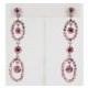 Helens Heart Earrings JE-X001618-S-Pink Helen's Heart Earrings - Rich Your Wedding Day